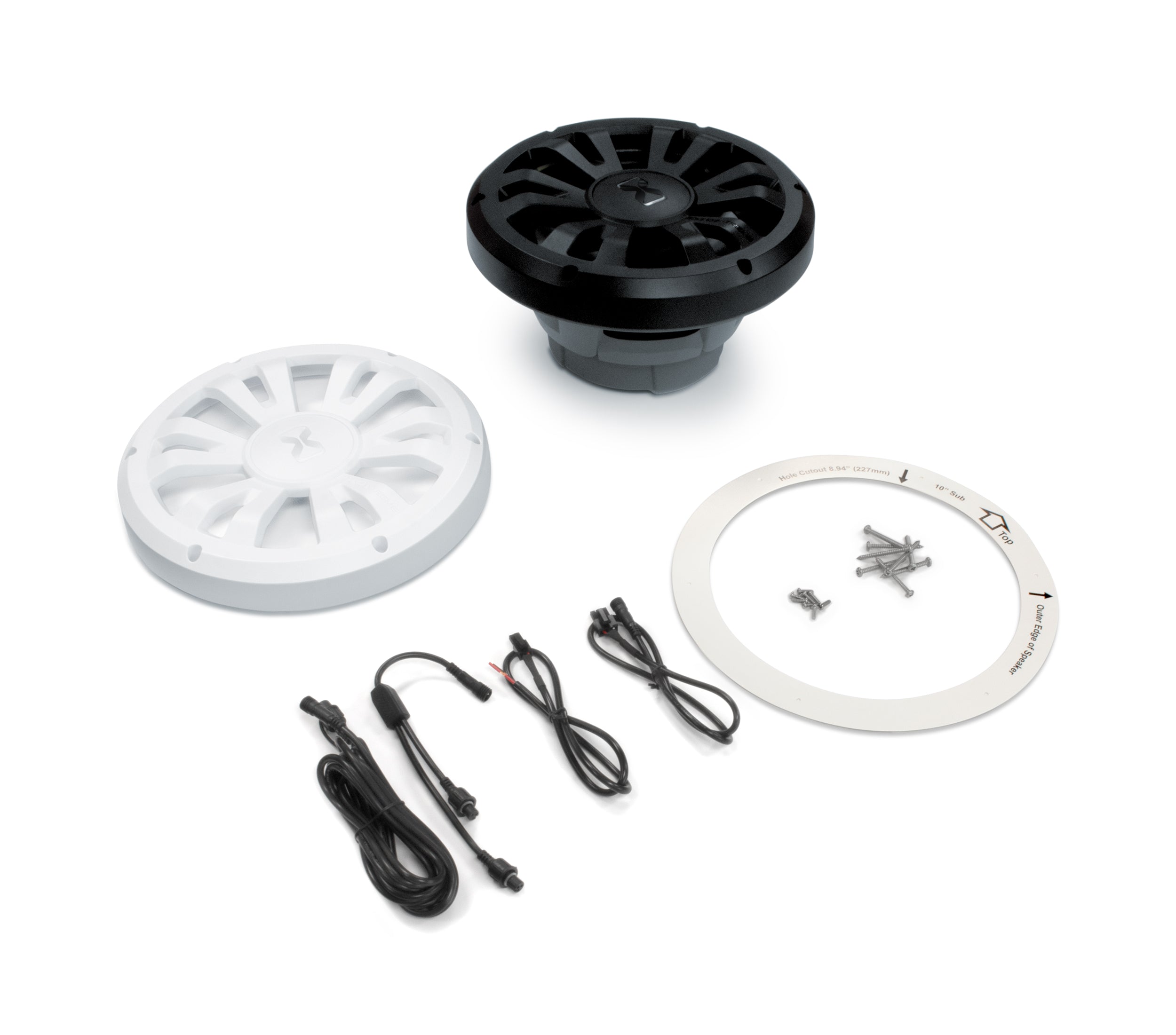 Extreme 10 inch LEDCast Subwoofer, SEI-SEXSUB10, What's in the Box