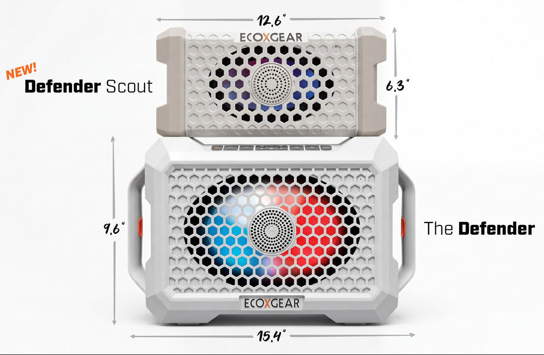 ECOXGEAR Defender and Defender Scout size comparison