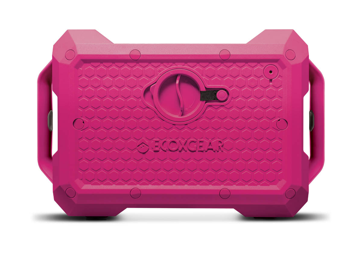 The Defender waterproof bluetooth speaker in Warrior Pink for Pledge the Pink Breast Cancer
