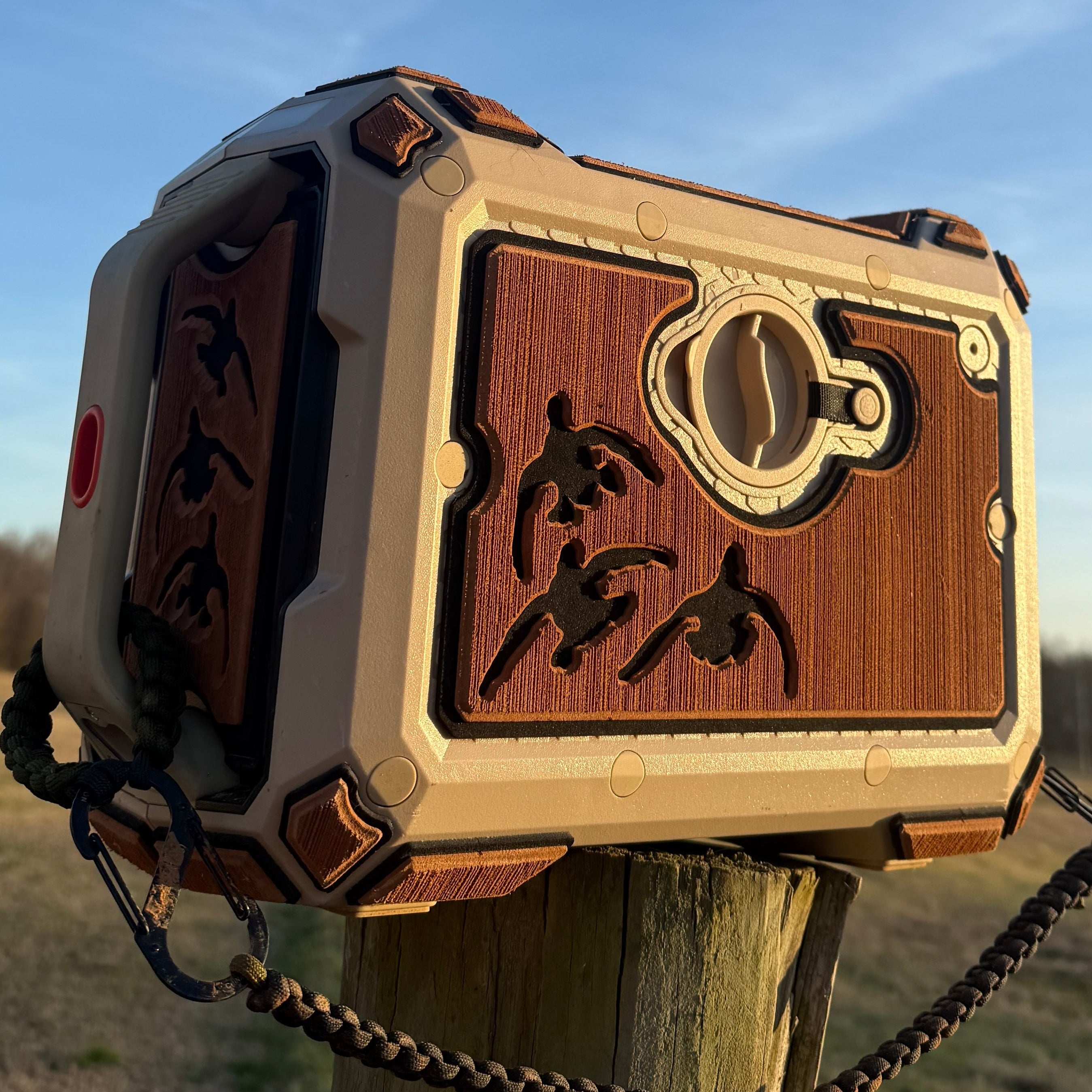 "Cupped Ducks" - Custom EVA Foam Routed Speaker Shell for Ecoxgear Defender