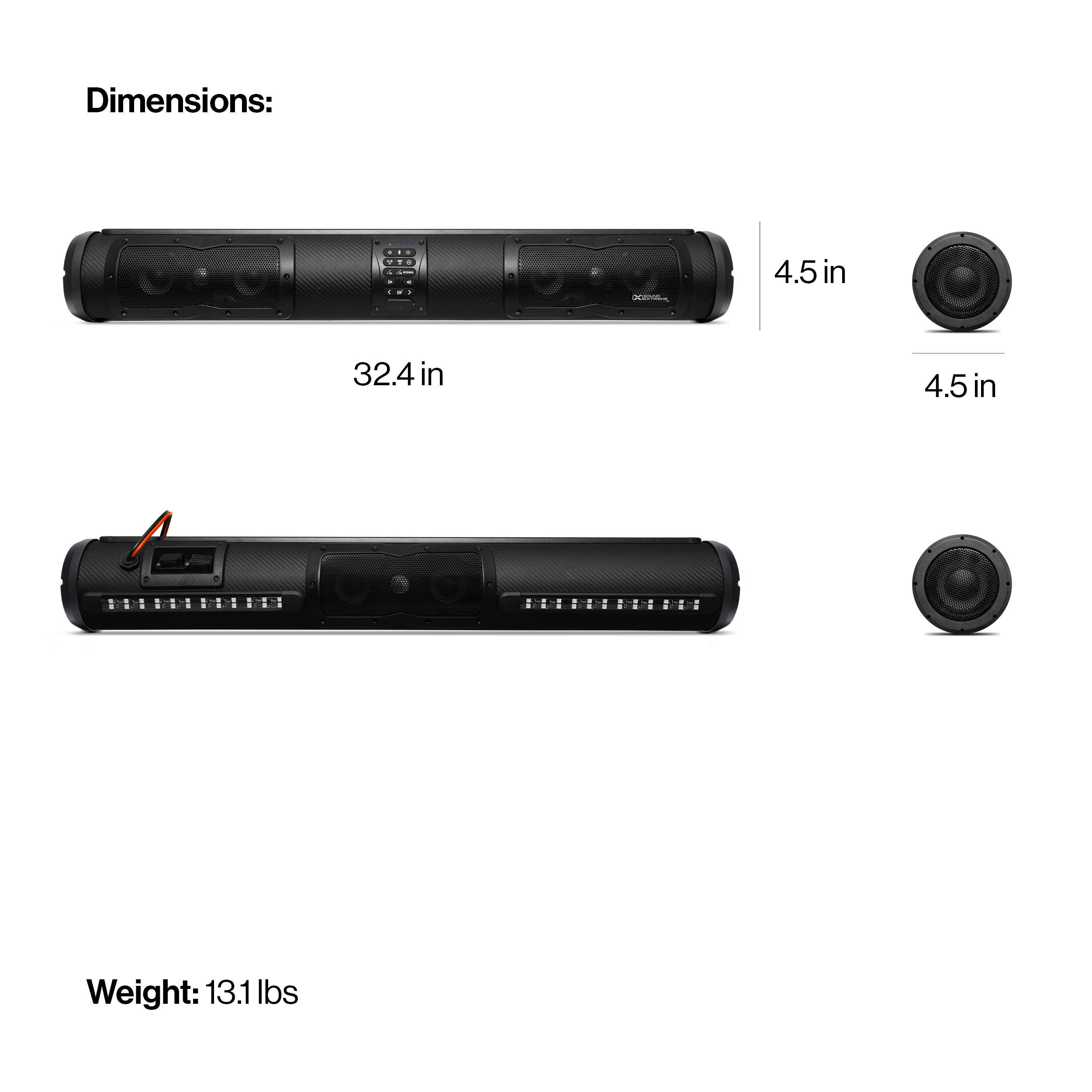 SoundExtreme Elite SEDS33" Soundbar with 360° Sound