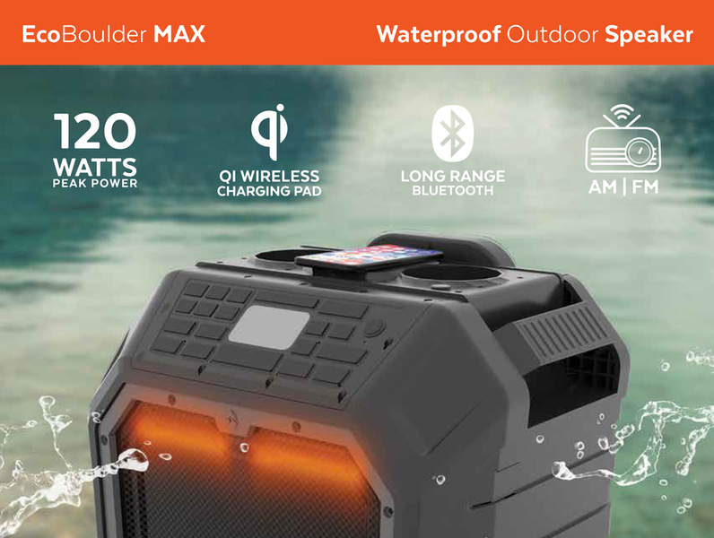 ECOXGEAR Introduces its Massive, Yet Portable, Waterproof Party Speaker Made for the Outdoors