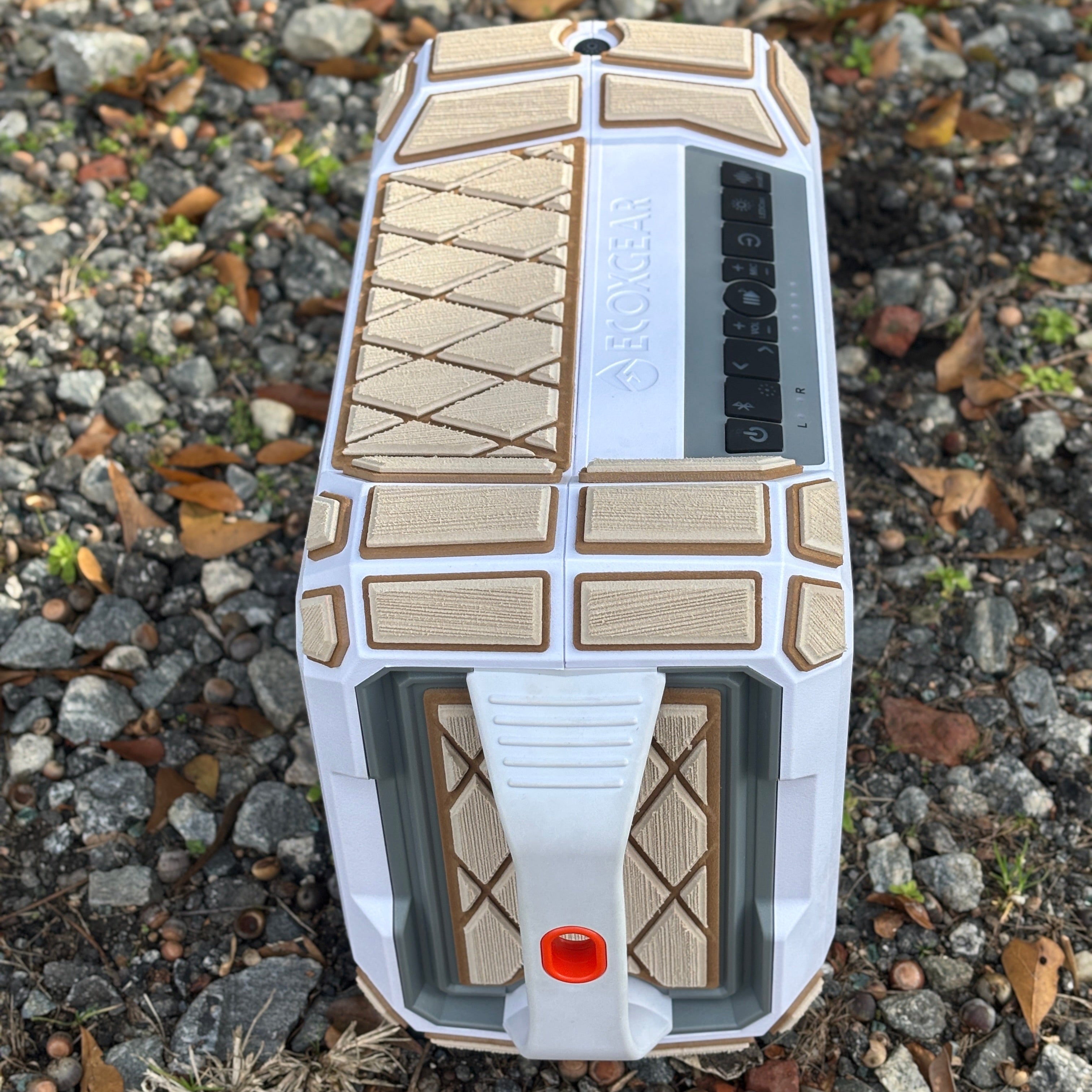 "Diamonds" - Custom EVA Foam Routed Speaker Shell for Ecoxgear Defender