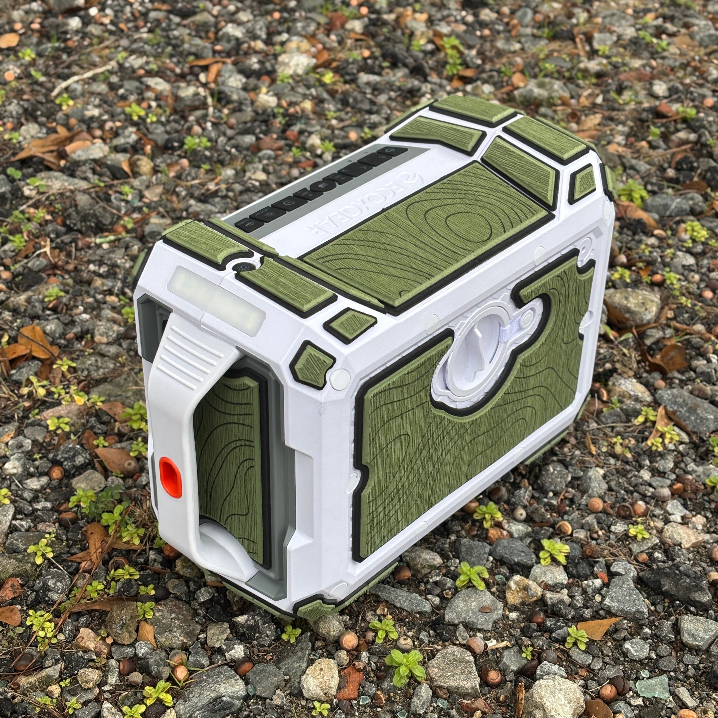 "Topo" - Custom EVA Foam Routed Speaker Shell for Ecoxgear Defender