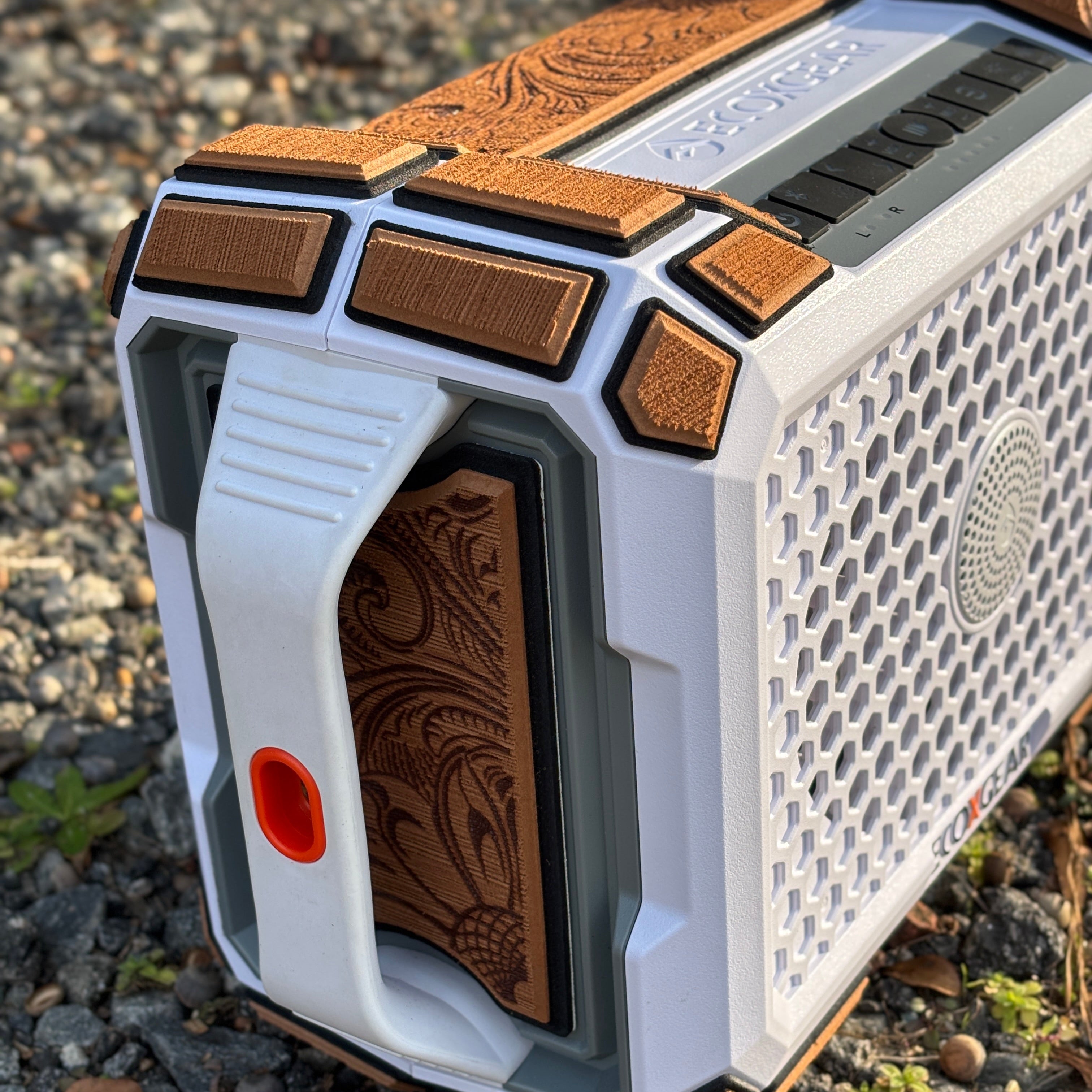 "OUTLAW" - Custom EVA Foam Routed Speaker Shell for Ecoxgear Defender