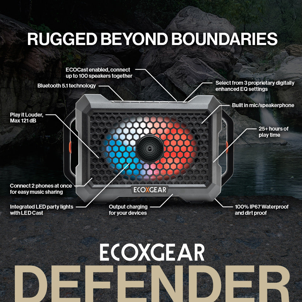 Ecogear fashion speakers