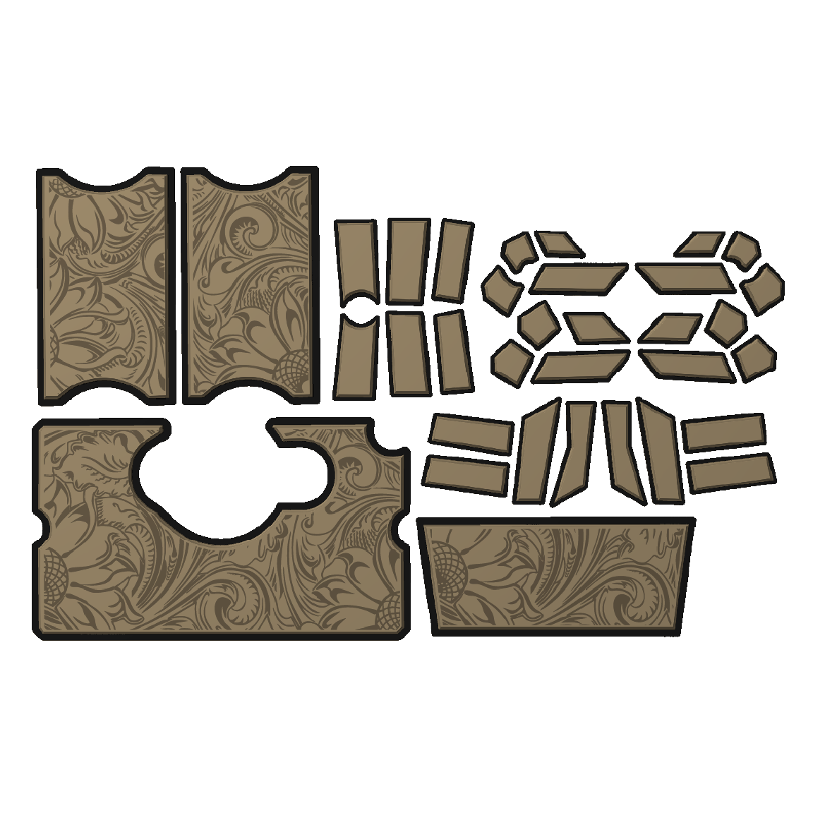 "OUTLAW" - Custom EVA Foam Routed Speaker Shell for Ecoxgear Defender