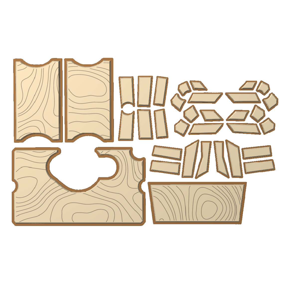 "Topo" - Custom EVA Foam Routed Speaker Shell for Ecoxgear Defender