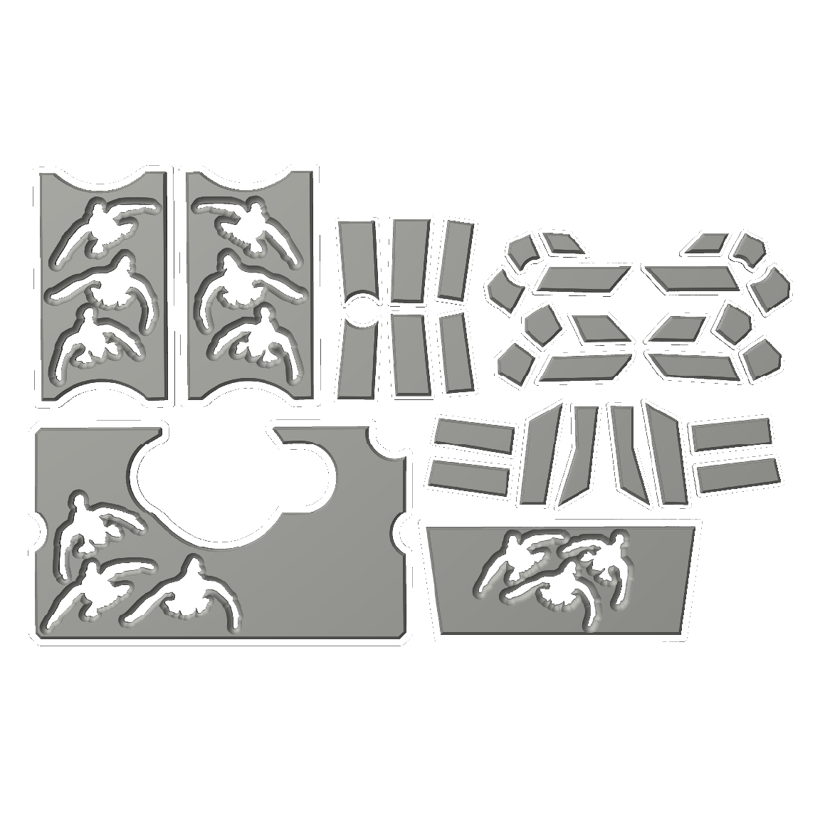 "Cupped Ducks" - Custom EVA Foam Routed Speaker Shell for Ecoxgear Defender