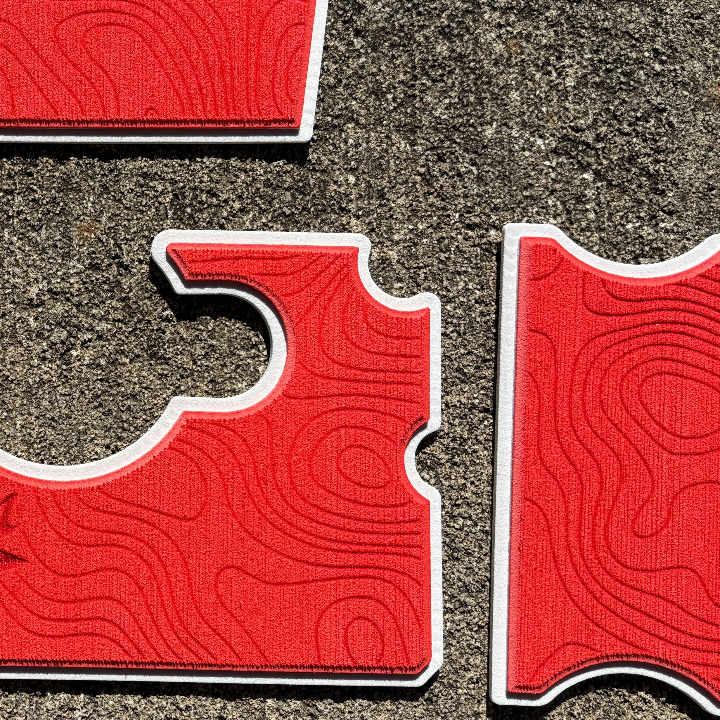 "Topo" - Custom EVA Foam Routed Speaker Shell for Ecoxgear Defender