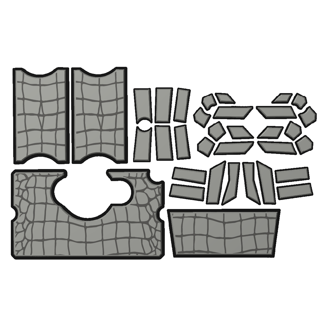 "Gator Skin" - Custom EVA Foam Routed Speaker Shell for Ecoxgear Defender