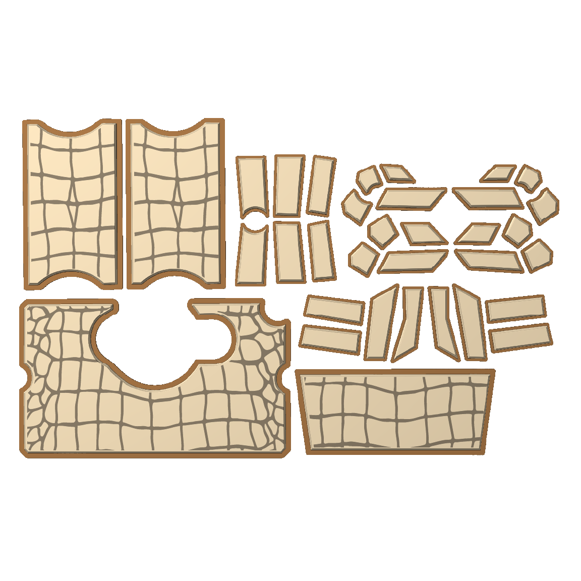 "Gator Skin" - Custom EVA Foam Routed Speaker Shell for Ecoxgear Defender