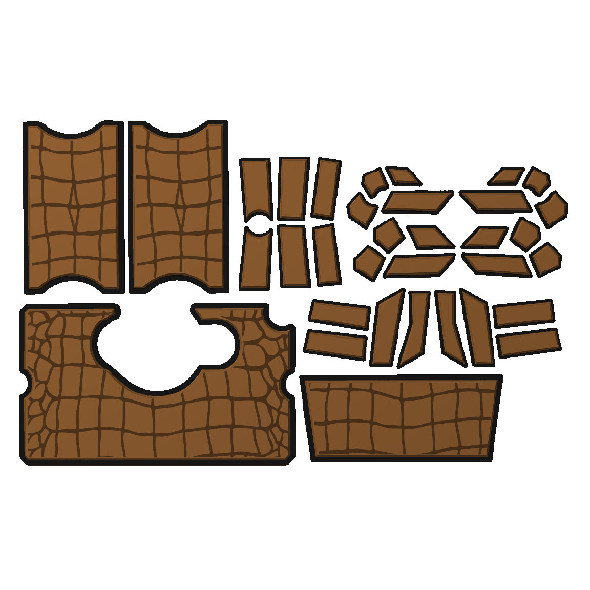 "Gator Skin" - Custom EVA Foam Routed Speaker Shell for Ecoxgear Defender